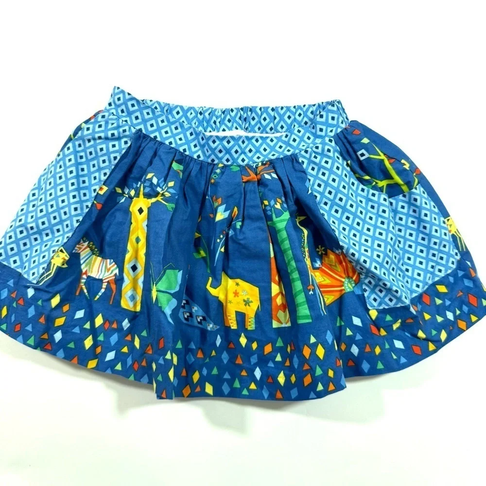 The Bailey Boys Colorful Animal Print Skirt